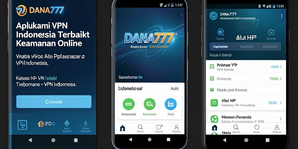 Tampilan antarmuka DANA777 yang intuitif dan fungsional untuk akses internet aman.