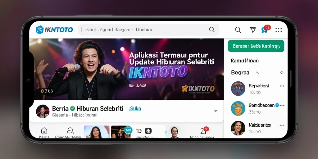 Antarmuka aplikasi IKNTOTO yang menarik dan informatif.