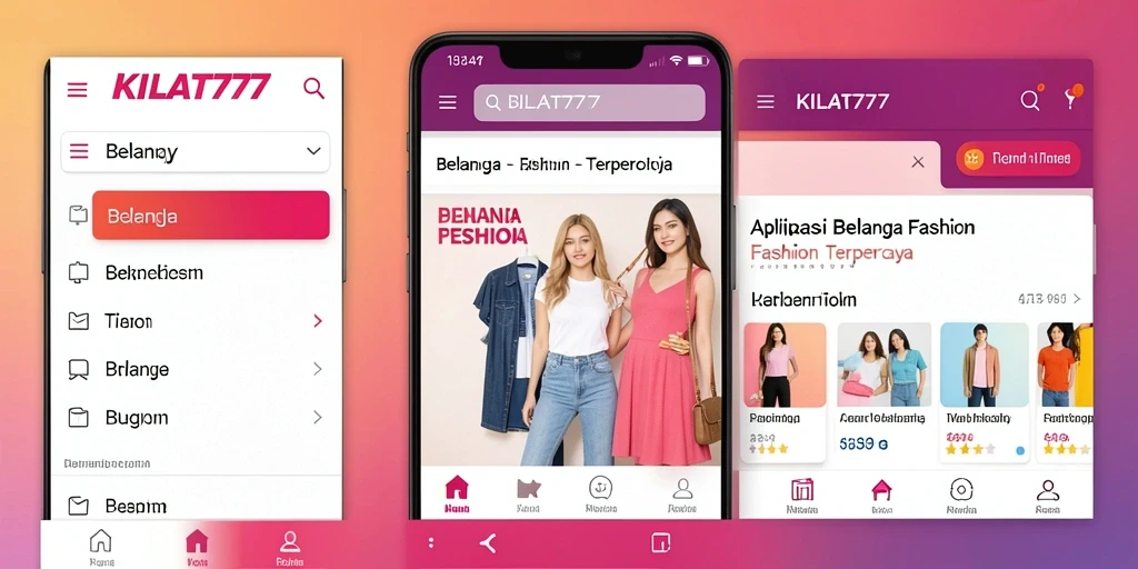 Tampilan utama KILAT777 menampilkan pilihan fashion yang memukau.