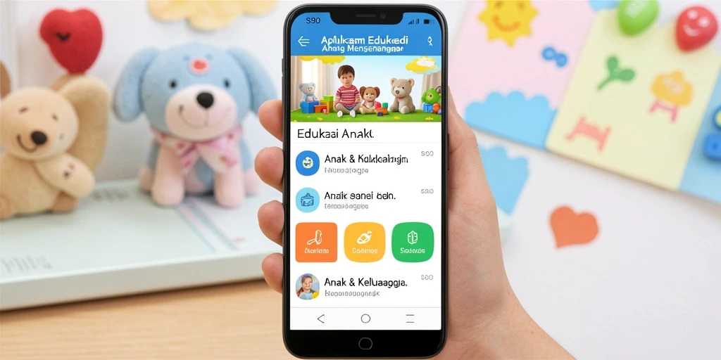 Antarmuka S80 yang ceria dan interaktif untuk Edukasi Anak.