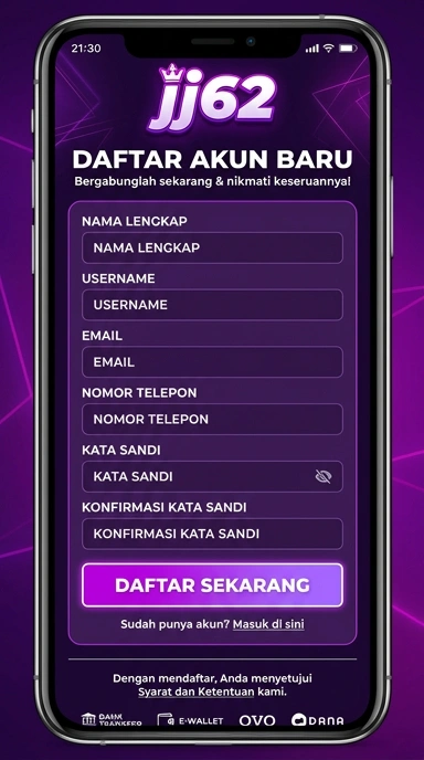 Daftar Akun jj62 untuk Pengguna Android Indonesia